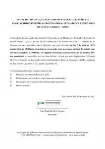 EDITAL DE CONVOCAÇÃO